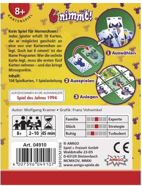 Produktbild Amigo 6 nimmt! (Deutsch)