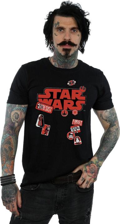 Image du produit Star Wars - T-shirt THE LAST JEDI BADGES - Homme (M)