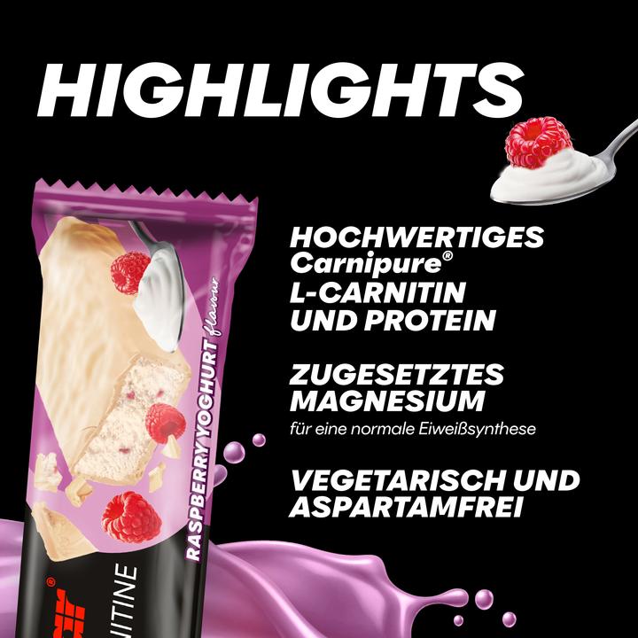 Image du produit Powerbar ProteinPlus L-Carnitine - Framboise (Raspberry Yoghurt, 30 pcs, 1050 g)