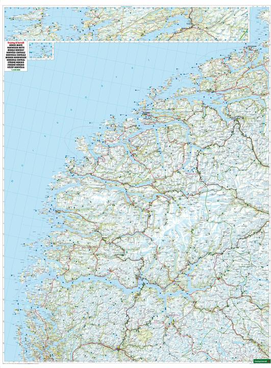 Produktbild Norwegen Mitte, Strassen- und Freizeitkarte 1:250.000, freytag & berndt (freytag & berndt, Deutsch, Englisch, Niederländisch, Slowakisch, Tschechisch, Italienisch, Norwegisch, Spanisch)