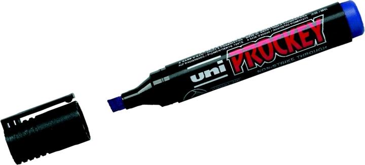 Actual product image Uni-ball Flipchart marker uni PROCKEY 3-6mm blue (Blue, 6 mm, 1 x)