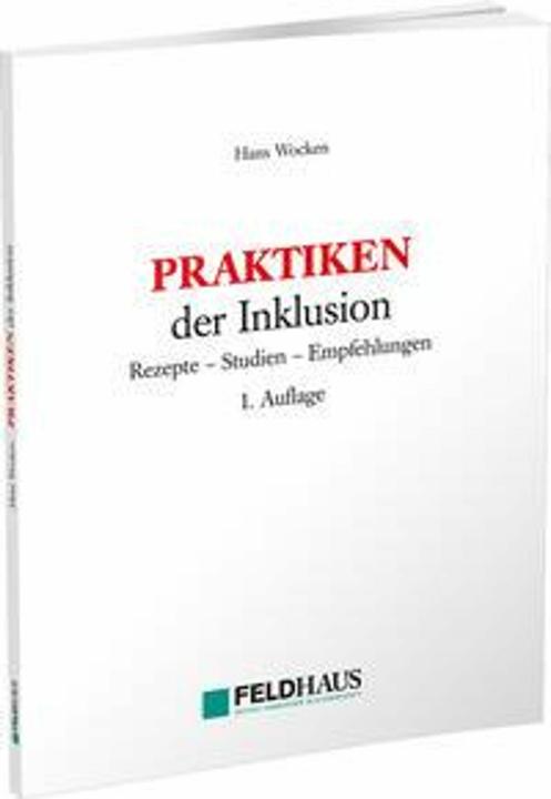 Actual product image PRAKTIKEN der Inklusion (German, Hans Wocken, 2023)