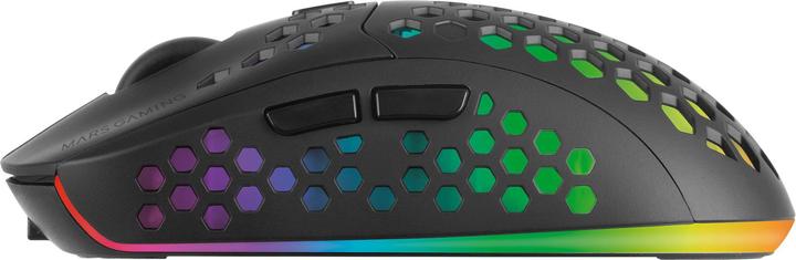 Actual product image Mars Gaming MMW3, Wireless Gaming Mouse, RGB Flow, Ultralight,, Black (Wireless)