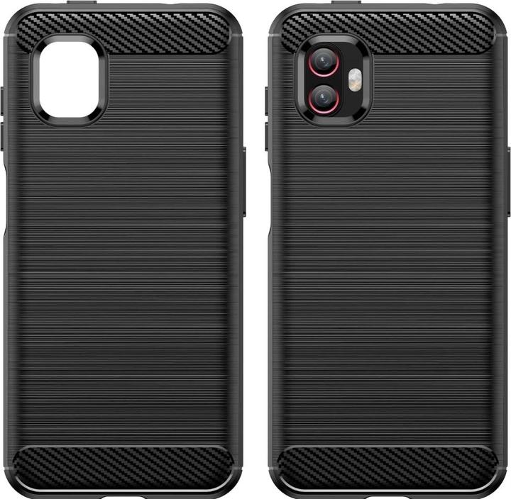 Actual product image Screenguard Samsung Galaxy Xcover6 Pro Cover Carbon Brushed Soft TPU (Samsung Galaxy XCover 6 Pro)