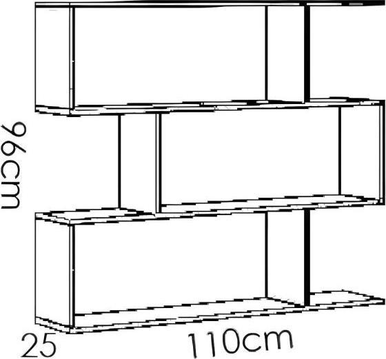 Produktbild Vente-unique Tomini (110 x 25 x 96 cm)