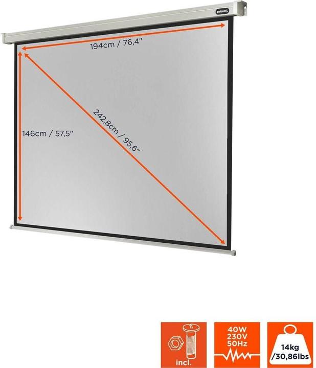 Produktbild Celexon Motor Professional, Leinwand, 4:3 (93.70", 4:3)