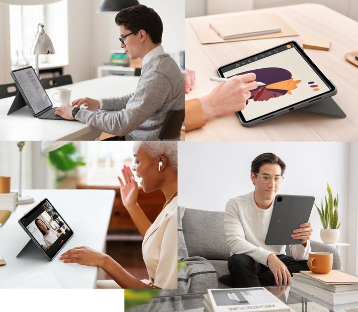 Produktbild Logitech Combo Touch (US, iPad Pro 12.9 2021 (5. Gen), iPad Pro 12.9 2022 (6. Gen))