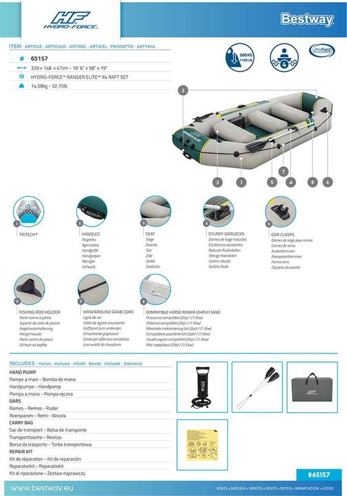Produktbild Bestway 65157 / 24 (320 cm, 4 Pers.)