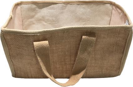 Actual product image Bekos Jute Shopping Basket Turmeric