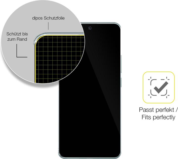 Produktbild Dipos 3D Full Cover Schutzfolie (1 Stück, Xiaomi Redmi Note 14 Pro+ 5G)