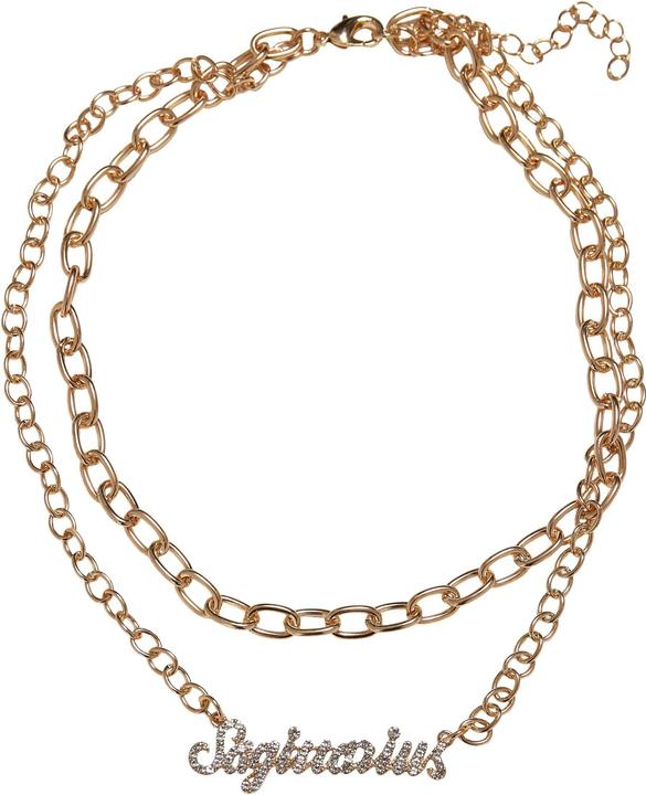 Image du produit Urban Classics Diamond Zodiac Golden Necklace - 17138 (Fer, Zinc)