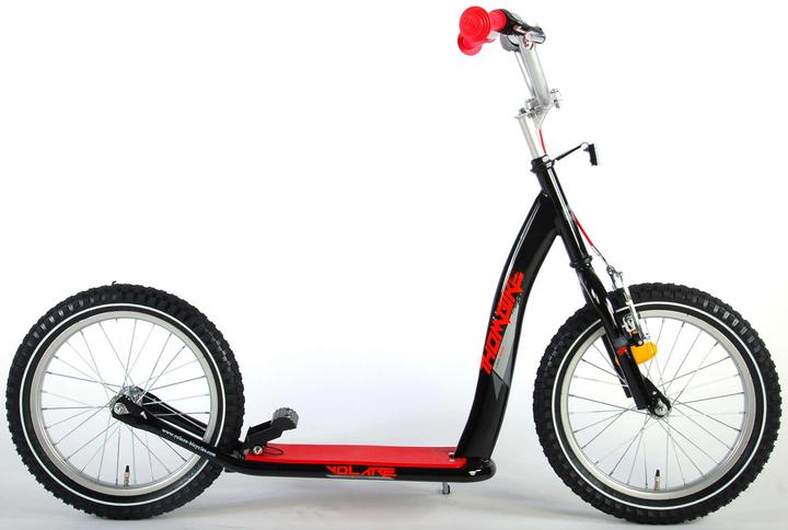 Actual product image Volare Step - Jongens en Meisjes - 16 inch - Zwart/Rood