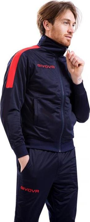 Image du produit Givova Survêtement Tuta Revolution bleu marine-rouge TR033 0412 2XS (XXS)