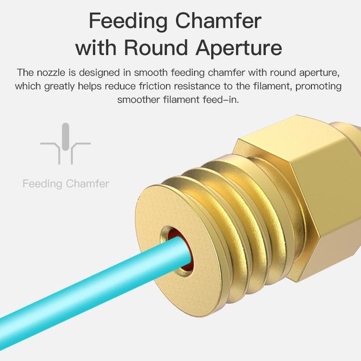 Actual product image Creality 0.6mm Nozzle MK Brass CR-6 SE (Blast pipe)