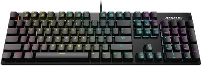 Actual product image Gigabyte AORUS K1, Mechanical gaming keyboard, RGB LED lighting, EN, Black, with cable (Eng. Int., Cable)