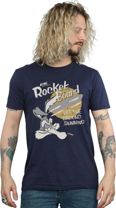 Immagine prodotto Looney Tunes Maglietta da uomo Rocket Board Wile E Coyote in cotone (XL)