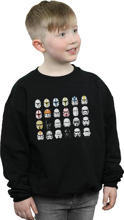 Immagine prodotto Star Wars Trooper Helmets Felpa Ragazzi (152, 158)