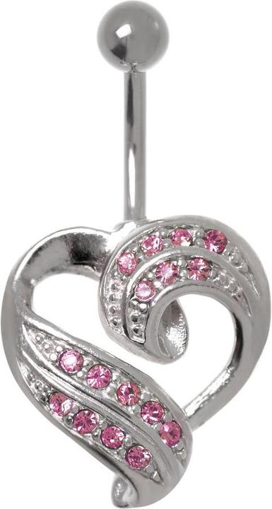 Bijouteria Bauchpiercing (Edelstahl, Messing, Kristall)