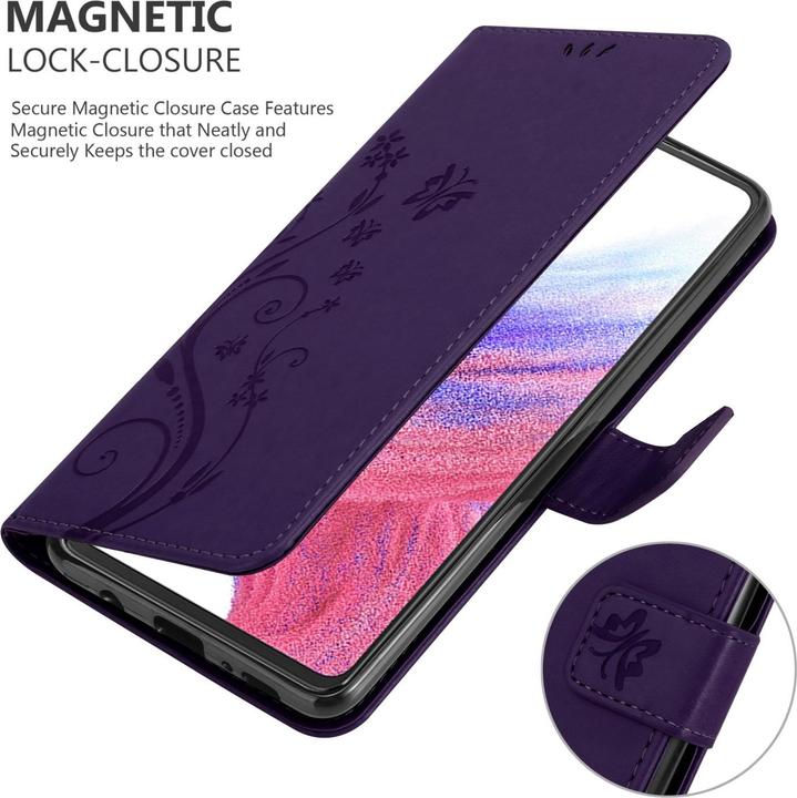 Image du produit Cadorabo Housse Flower Book pour Samsung Galaxy A53 5G (Samsung Galaxy A53 5G)