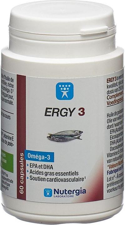 Actual product image Nutergia Ergy 3 caps (60 Piece, Capsules, 60 g)