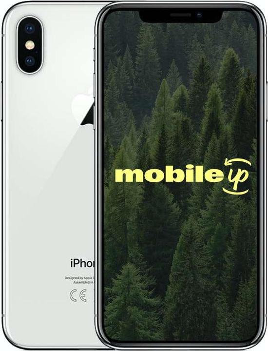 Produktbild mobileup iPhone X (256 GB, Silber, 5.80", 12 Mpx, Single SIM, B / Sehr gut)