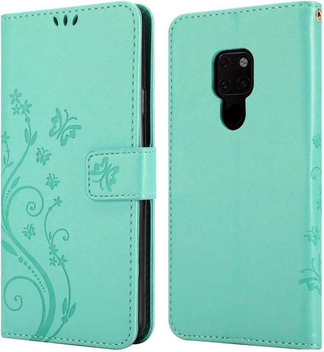 Productafbeelding Cadorabo Bloemen Boekomslag (Huawei Mate 20)