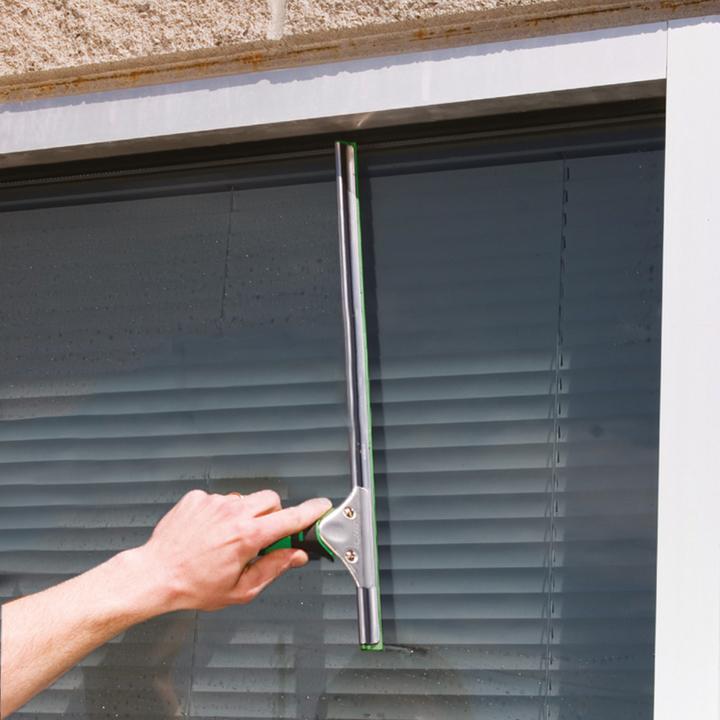 Produktbild Unger ErgoTec Fensterwischer (Breite 35 cm, mit S-Schiene und grünem Wischergummi, streifenfreie Fen (1 Stk.)