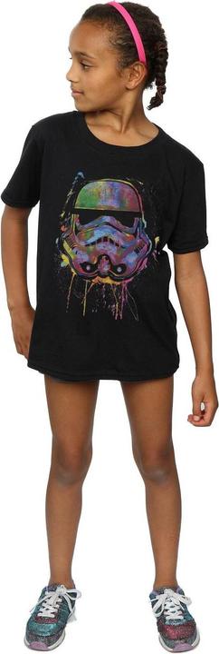 Immagine prodotto Star Wars Stormtrooper Paint Splats Maglietta Ragazze (152, 158)