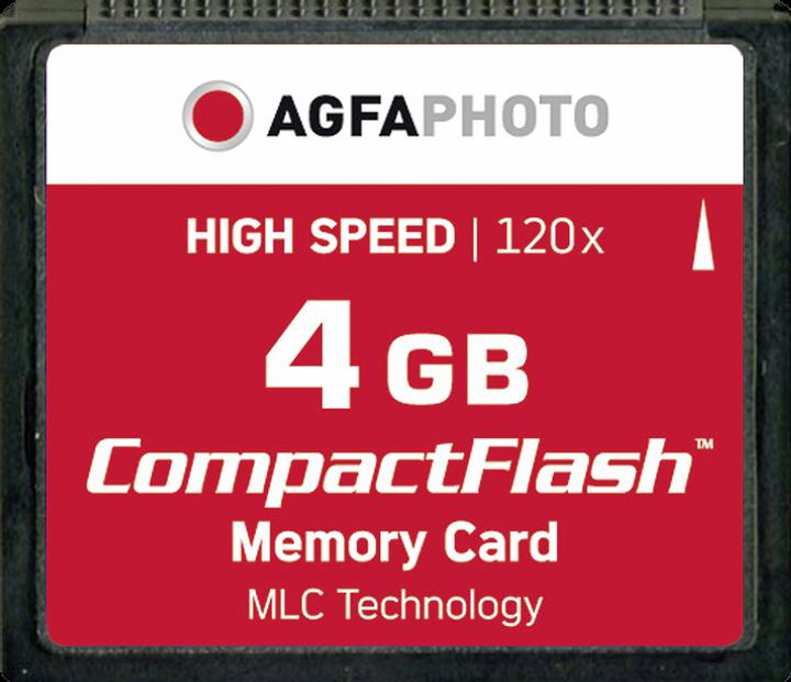 Actual product image AGFAPHOTO Compact Flash 4GB High Speed 120x MLC (4 GB, CF)