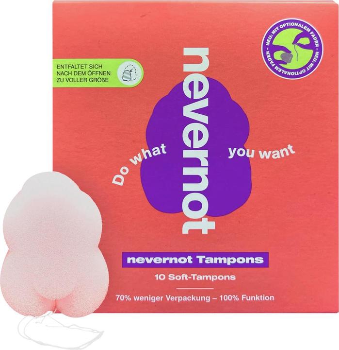 Actual product image NeverNot Soft tampon (10 x, Regular)