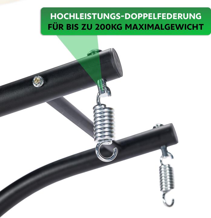 Produktbild ® Hängesessel Twin mit Gestell & weichem Kissen für 2 Personen (200 kg)