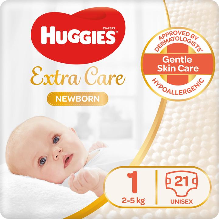 Produktbild Huggies Windeln Newborn (Gr. 1, Monatsbox, 84 Stück)