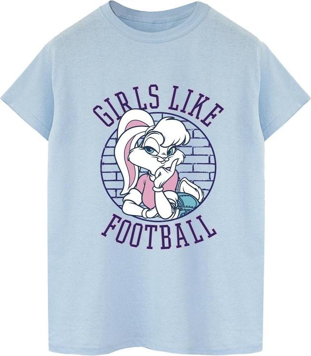 Immagine prodotto Looney Tunes Lola Bunny Girls Like Football Maglietta Uomo (M)