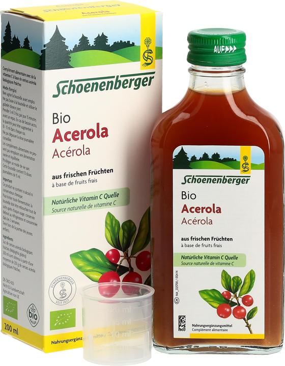 Produktbild Schönenberger Acerola naturtrüber Fruchtsaft Bio Saft (1 Stück, Flüssigkeit, 434 g)