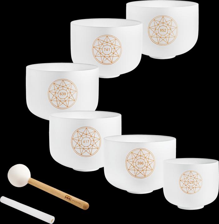 Produktbild Meinl Solfeggio Kristall Klangschalen Set (Perkussion)