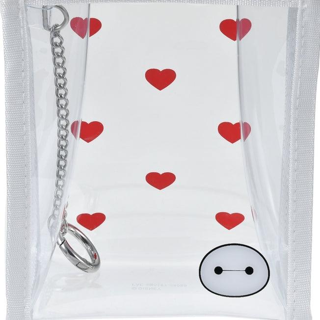 Actual product image Disney Baymax clear bag with carabiner - Cosmetic bag