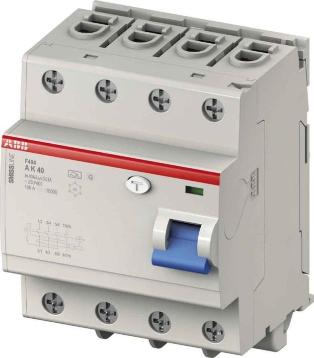 Actual product image ABB Ground fault circuit interrupter 4-pole 63A 0,03A