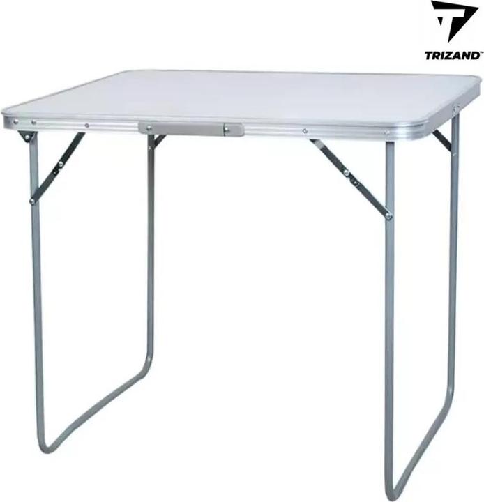 Actual product image Trizand Campingtisch Mehrzwecktisch KLAPPTISCH Universaltisch faltbar höhenverstellbar 80×60cm