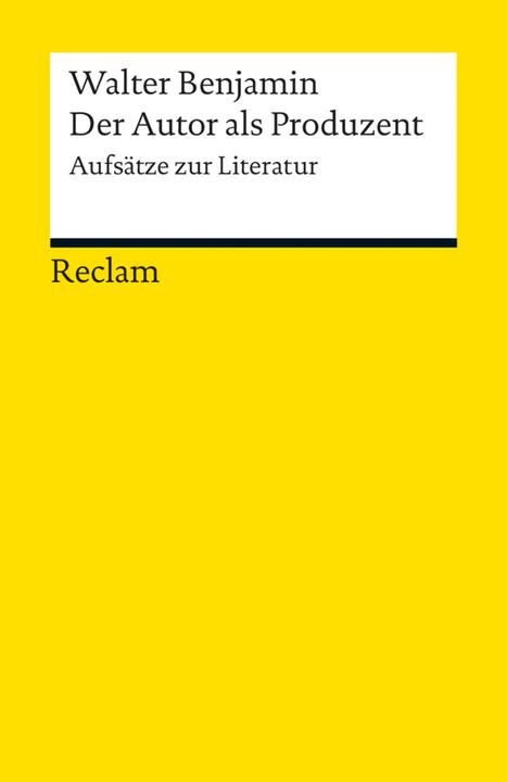 Immagine prodotto L'autore come produttore (Tedesco, Walter Benjamin, 2012)