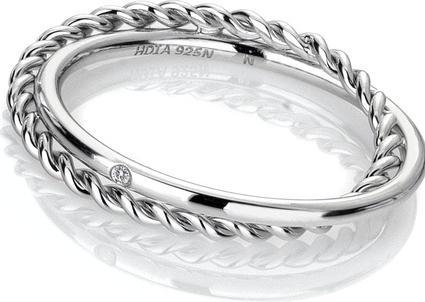 Produktbild Hot Diamonds Luxury silver ring with the right diamond Jasmine DR210 - Circuit: 50 mm (50)