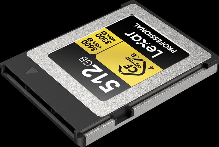 Actual product image Lexar Gold (512 GB, CFexpress type B)