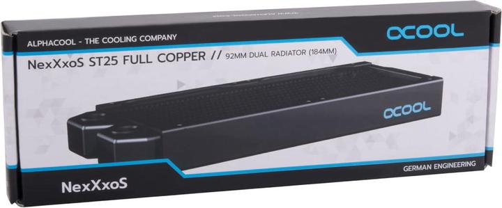 Image du produit Alphacool Alphac NexXxoS ST25 Full Copper 92mm Dual Radiator 184mm (92 mm)