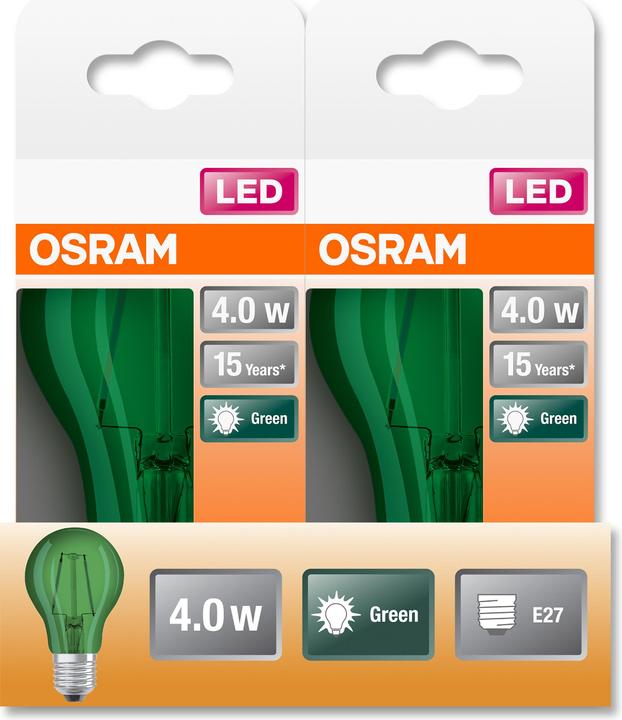 Produktbild Osram Led Star Décor Classic A (E27, 2.50 W, 45 lm, 1 x, G)
