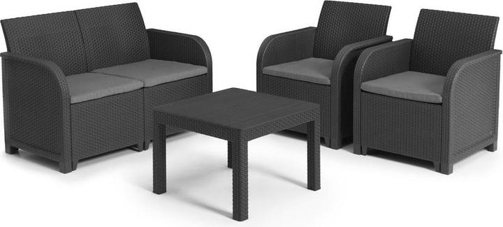 Image du produit Keter Rosalie 2 sièges Canapé Lounge Set - Gris (249561)