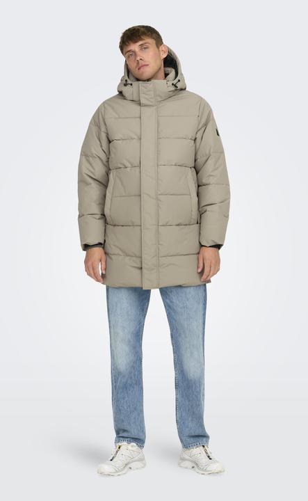 Image du produit Only & Sons Capuche amovible Poignets côtelés Manteau Doudoune (S)
