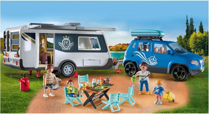 Actual product image Playmobil 71423 Caravan with car (71423, Playmobil Family Fun)