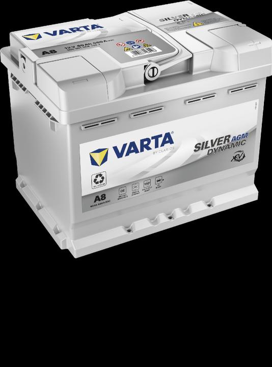 Immagine prodotto Varta AGM A8 (12 V, 60 Ah, 680 A)