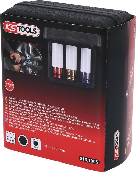 Actual product image KS Tools Power socket set (1/2")