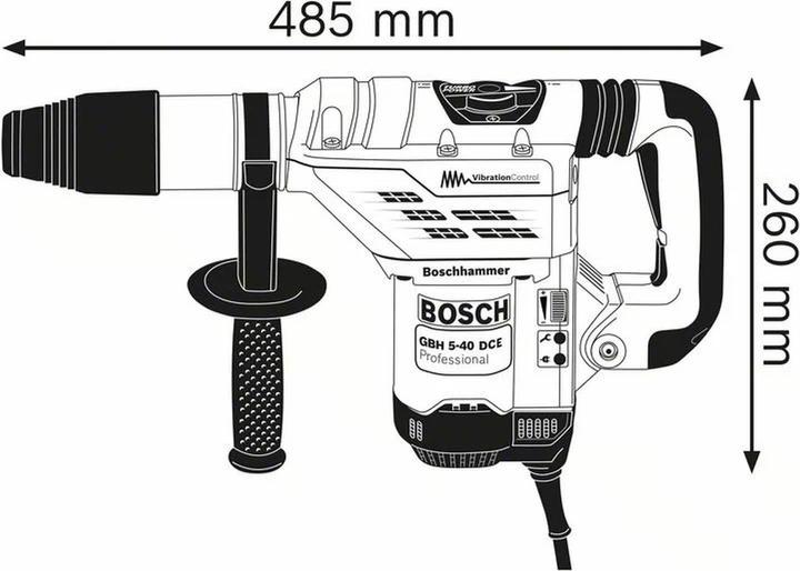 Actual product image Bosch Professional Gbh 5-40 Dce (Electrical connection)