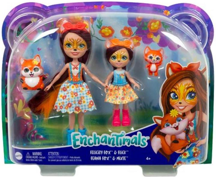 Actual product image Enchantimals FELICITY FOX™& FLICK™ FEANA FOX™ & MIXTE™ Dolls